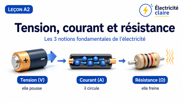 A2 — Tension, courant et résistance
