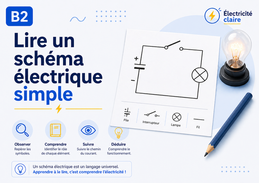 B2 — Lire un schéma électrique simple